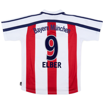 2000-01 Bayern Munich Away Shirt Elber #9 - 5/10 - (XL.Boys)