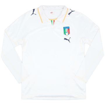 2007-08 Italy Player Issue Away L/S Shirt - 9/10 - (L)