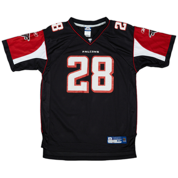 2005-06 Atlanta Falcons Dunn #28 Reebok On Field Alternate Jersey - 9/10 - (XL.Boys)