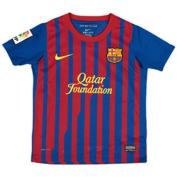 2011-12 Barcelona Home Shirt - 7/10 - (XS.Boys)