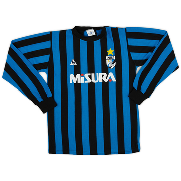 1986-88 Inter Milan Home L/S Shirt #5 - 5/10 - (L.Boys)