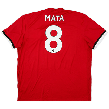 2017-18 Manchester United Home Shirt Mata #8 - 7/10 - (XXL)