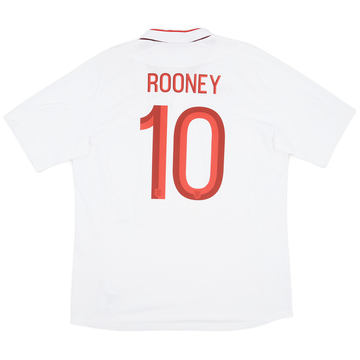 2012-13 England Home Shirt Rooney #10 - 7/10 - (XL)