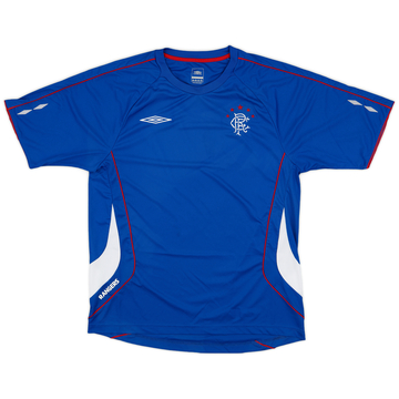 2006-07 Rangers Umbro Training Shirt - 8/10 - (XL)