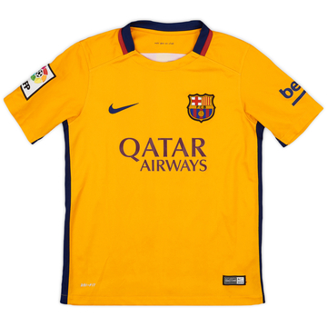 2015-16 Barcelona Away Shirt - 8/10 - (M.Boys)