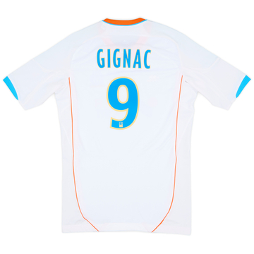 2012-13 Olympique Marseille TechFit Player Issue Home Shirt Gignac #9 - 9/10 - (L)
