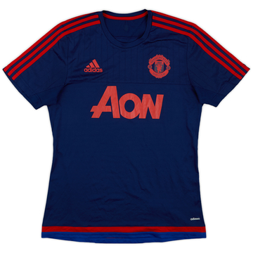 2015-16 Manchester United adizero Training Shirt - 9/10 - (M)