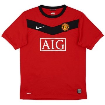 2009-10 Manchester United Home Shirt - 7/10 - (L.Boys)