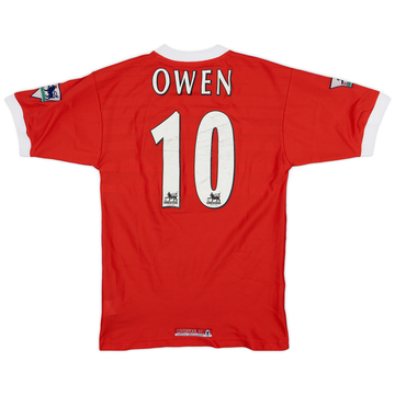 1998-00 Liverpool Home Shirt Owen #10 - 6/10 - (Y)
