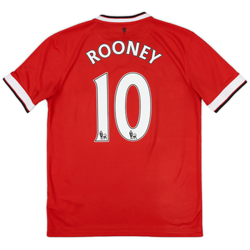 2014-15 Manchester United Home Shirt Rooney #10 - 6/10 - (M)