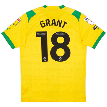 2022-23 West Brom Match Issue Away Shirt Grant #18