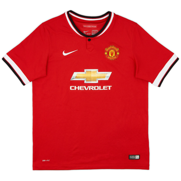 2014-15 Manchester United Home Shirt - 8/10 - (XL.Boys)