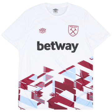 2023-24 West Ham Umbro Pre-Match Shirt - 9/10