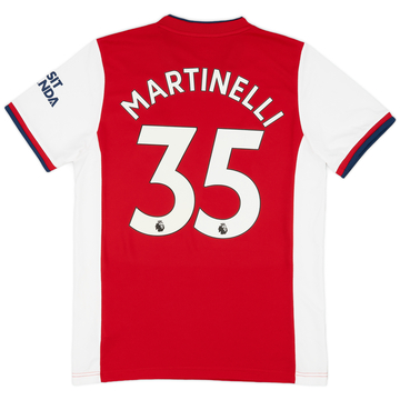 2021-22 Arsenal Home Shirt Martinelli #35 (L)
