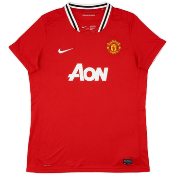 2011-12 Manchester United Home Shirt - 8/10 - (Women's L)