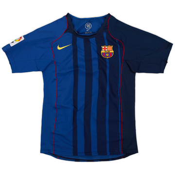 2004-05 Barcelona Away Shirt - 9/10 - (M.Boys)
