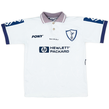 1995-97 Tottenham Home Shirt - 6/10 - (L.Boys)