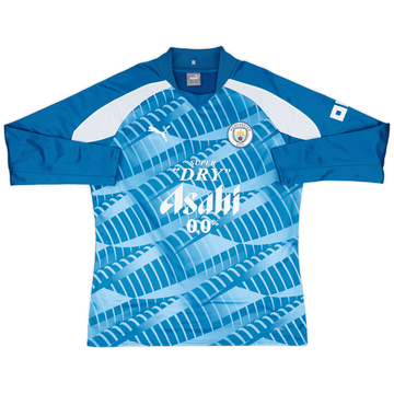 2023-24 Manchester City Player Issue Pre-Match Sweat Top # - 9/10 - (L)