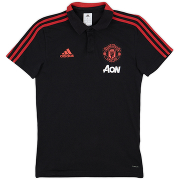 2018-19 Manchester United adidas Polo Shirt - 7/10 - (S)