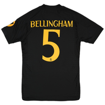 2023-24 Real Madrid Authentic Third Shirt Bellingham #5 (S)