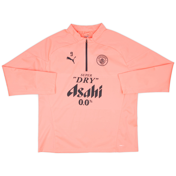 2023-24 Manchester City Player Issue 1/4 Zip Rain Top #9 (Haaland) - (XL)