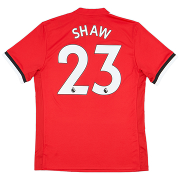 2017-18 Manchester United Home Shirt Shaw #23 (M)