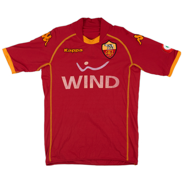 2008-09 Roma Home Shirt Aquilani #8 - 3/10 - (XS)