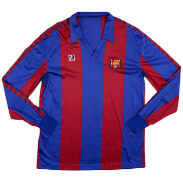 1984-89 Barcelona Home L/S Shirt - 10/10 - (XL)
