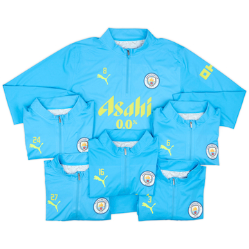 2024-25 Manchester City Player Issue 1/4 Zip Training Rain Top # - 7/10