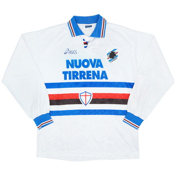 1995-96 Sampdoria Away L/S Shirt - 7/10 - (M)