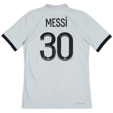 2022-23 Paris Saint-Germain Authentic Away Shirt Messi #30 - 9/10 - (S)