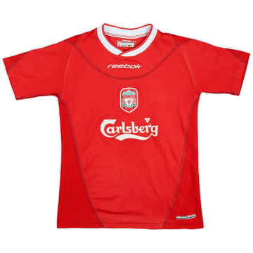 2002-04 Liverpool Home Shirt - 8/10 - (L.Boys)