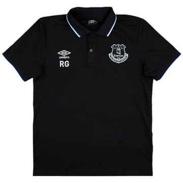 2018-19 Everton Staff Issue Umbro Polo Shirt RG - 8/10 - (M)