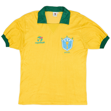 1985-88 Brazil Home Shirt - 7/10 - (M)