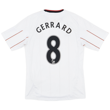 2010-11 Liverpool Away Shirt Gerrard #8 - 5/10 - (S)