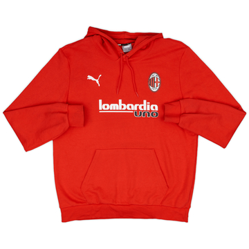 2021-22 AC Milan Puma Hooded Sweat Top - 9/10 - (L)