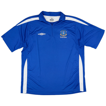 2005-06 Everton Umbro 1/4 Zip Training Polo - 9/10 - (XXL)