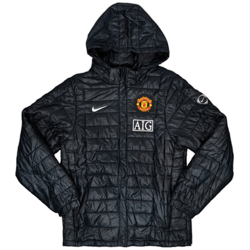 2009-10 Manchester United Nike Padded Bench Coat - 6/10 - (S)