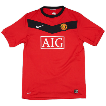 2009-10 Manchester United Home Shirt - 8/10 - (XL.Boys)