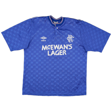 1987-90 Rangers Home Shirt - 9/10 - (S/M)
