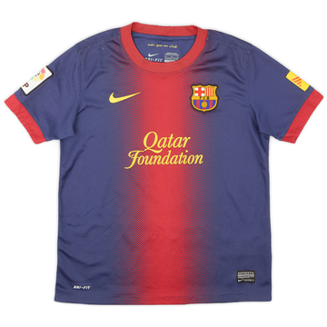2012-13 Barcelona Home Shirt - 6/10 - (M.Boys)