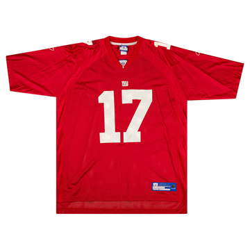2005-06 New York Giants Burress #17 Reebok On Field Jersey (Alternate) XXL