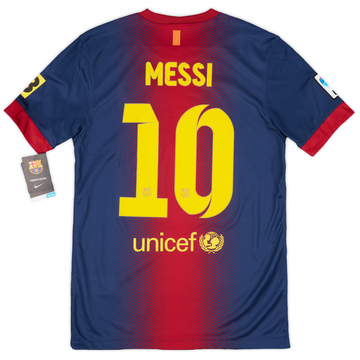 2012-13 Barcelona Home Shirt Messi #10 (S)