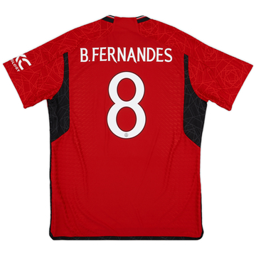 2023-24 Manchester United Authentic Home Shirt B.Fernandes #8 - 10/10 - (XL)