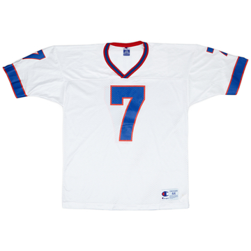1998-00 Buffalo Bills Flutie #7 Champion Away Jersey - 8/10 - (L)