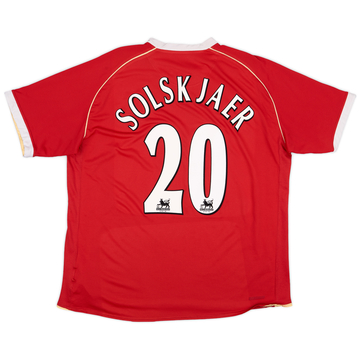 2006-07 Manchester United Home Shirt Solskjaer #20 - 5/10 - (XL)
