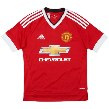 2015-16 Manchester United Home Shirt - 8/10 - (L.Boys)