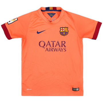 2014-15 Barcelona Away Shirt - 5/10 - (M.Boys)