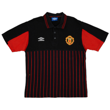 1998-99 Manchester United Umbro Polo Shirt - 9/10 - (M)