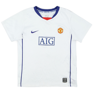 2008-10 Manchester United Away Shirt - 6/10 - (7-8 Years)
